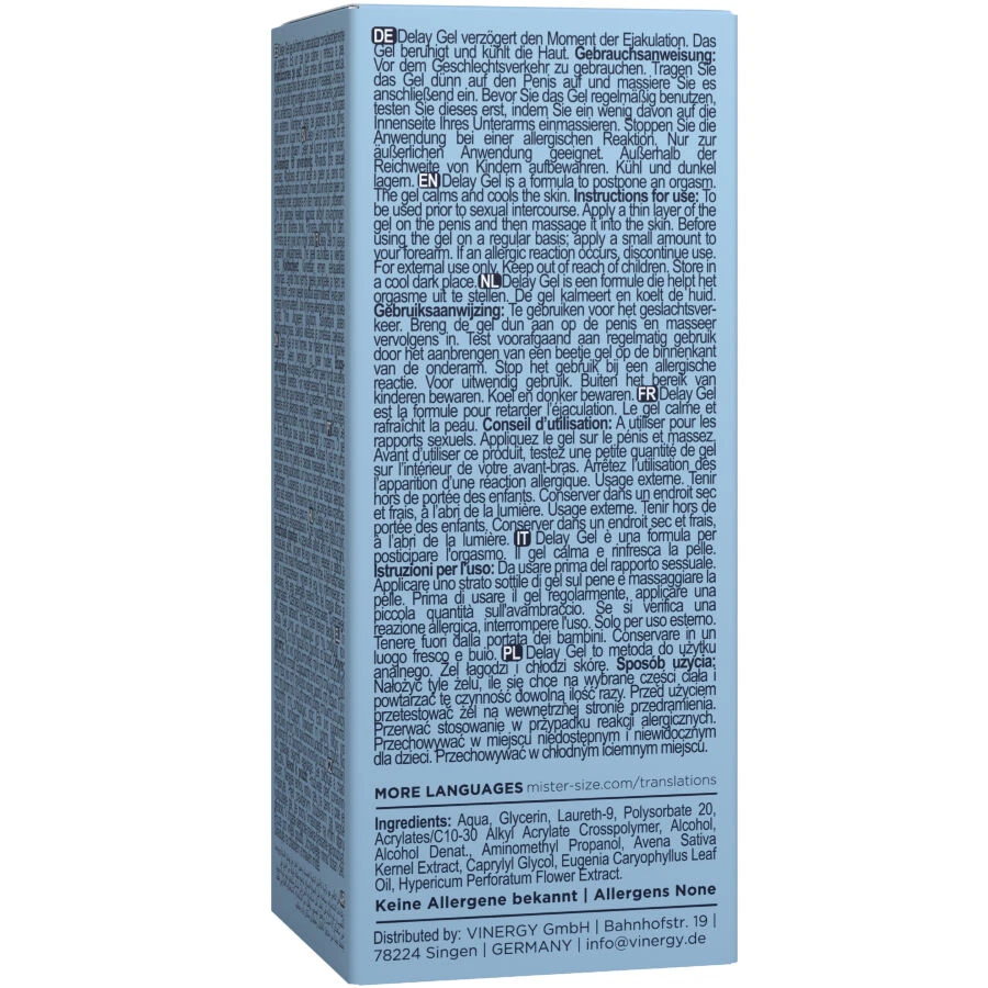 MISTER SIZE - DELAY GEL 50 ML